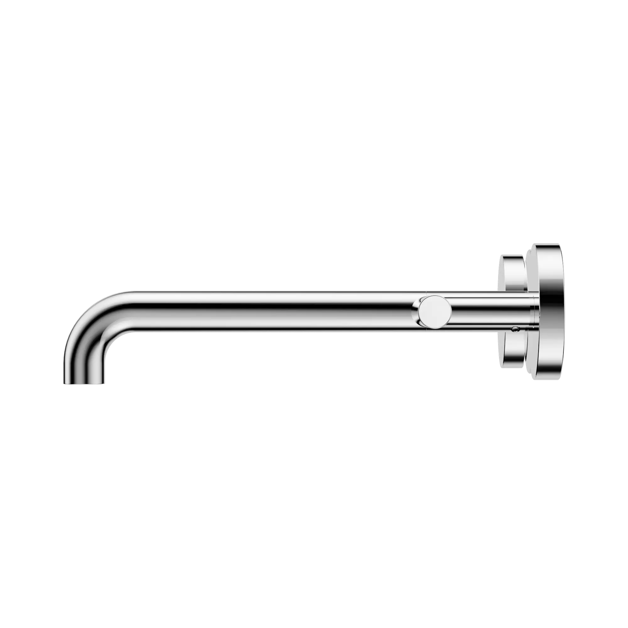 NERO MECCA LEVER WALL BASIN/BATH SET 220MM SPOUT CHROME