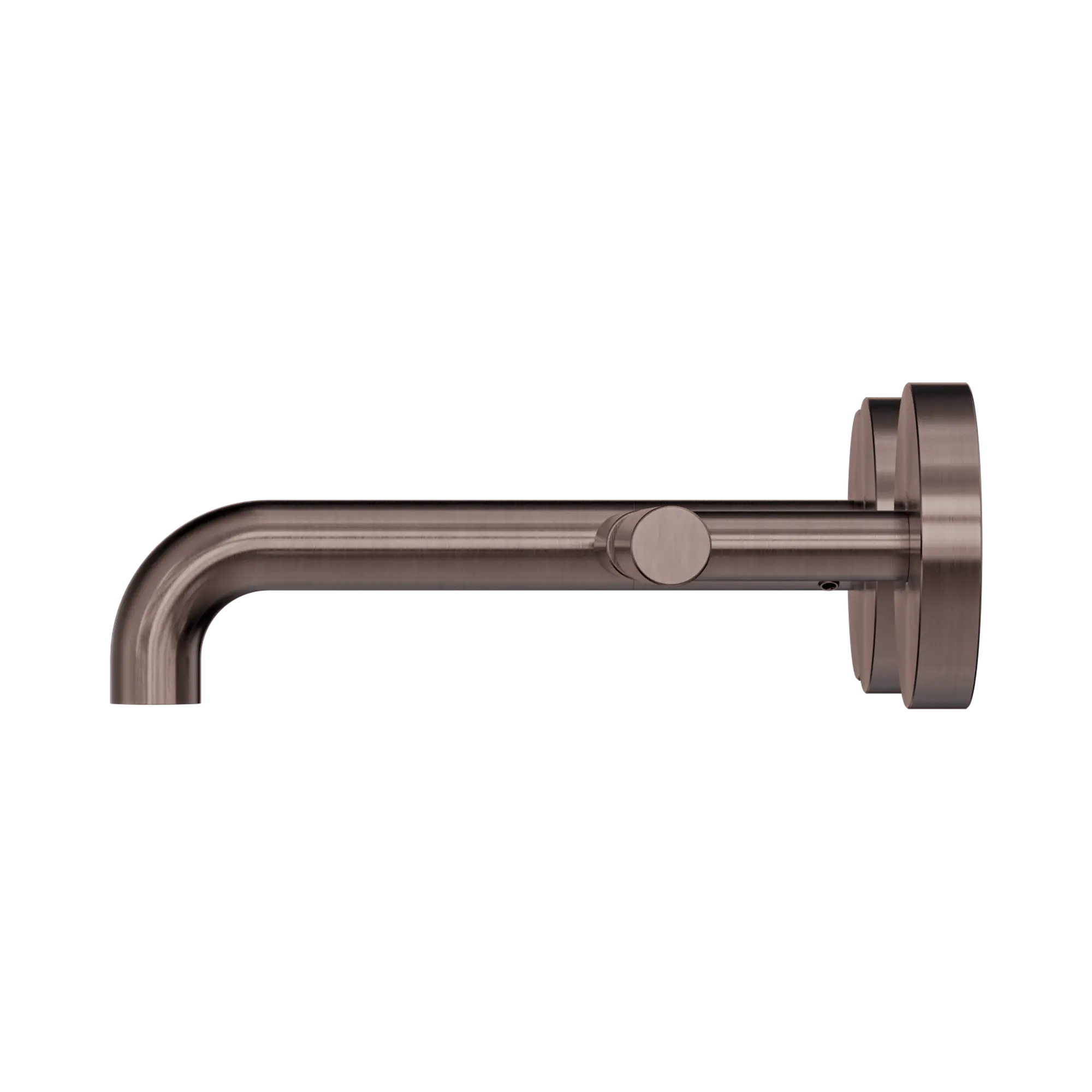 NERO MECCA LEVER WALL BASIN/BATH SET 160MM OFFSET SPOUT BRUSHED BRONZE