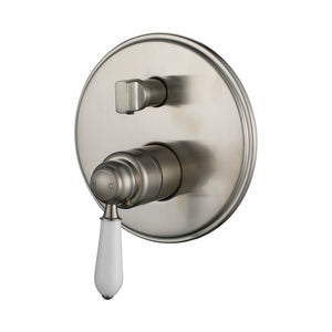 MODERN NATIONAL BORDEAUX SHOWER DIVERTER MIXER ⁠⁠160MM BRUSHED NICKEL
