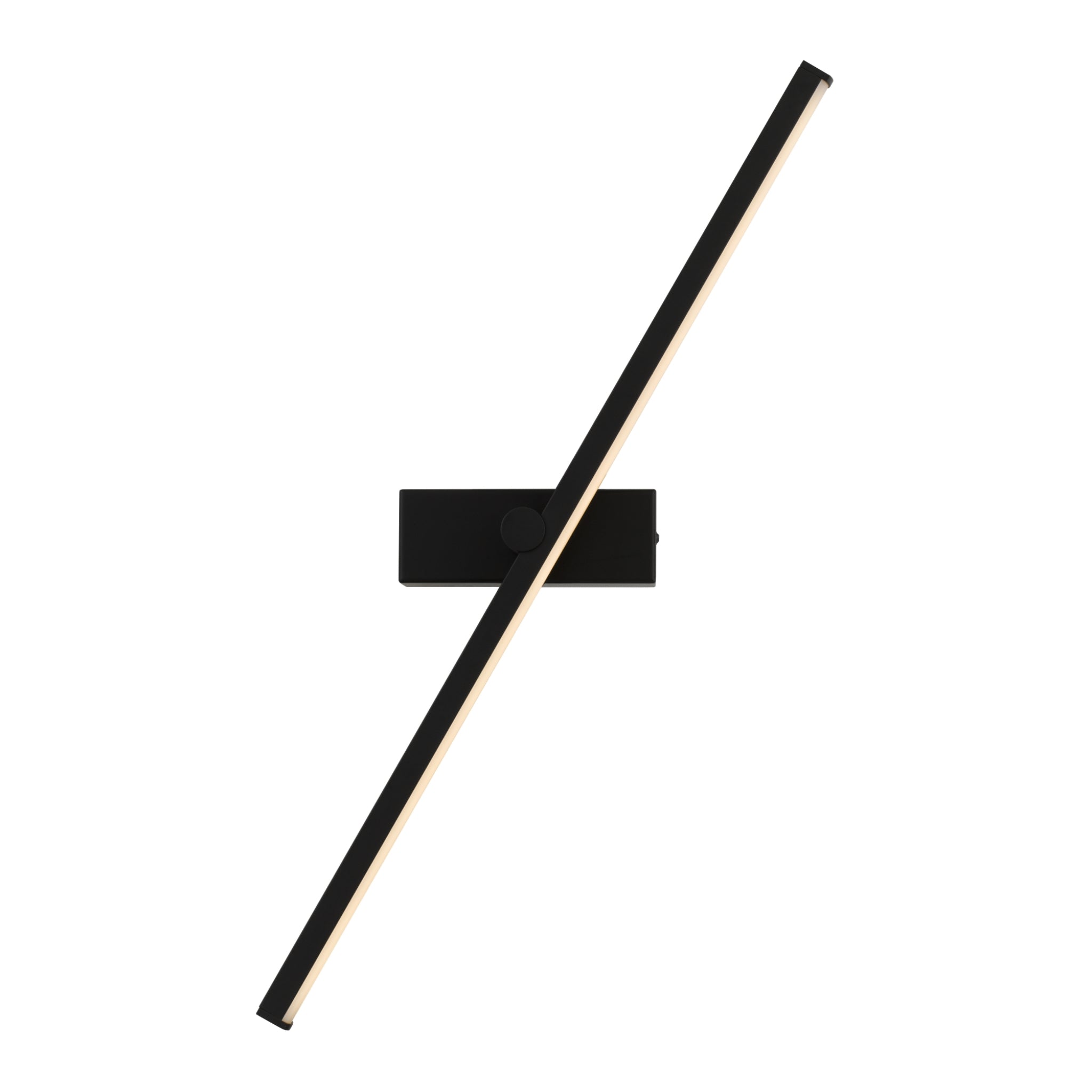 TELBIX FOLEY VANITY LED WALL LIGHT BLACK 600MM