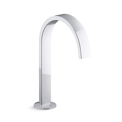 KOHLER COMPONENTS HOB MOUNT RIBBON BATH SPOUT 203MM CHROME