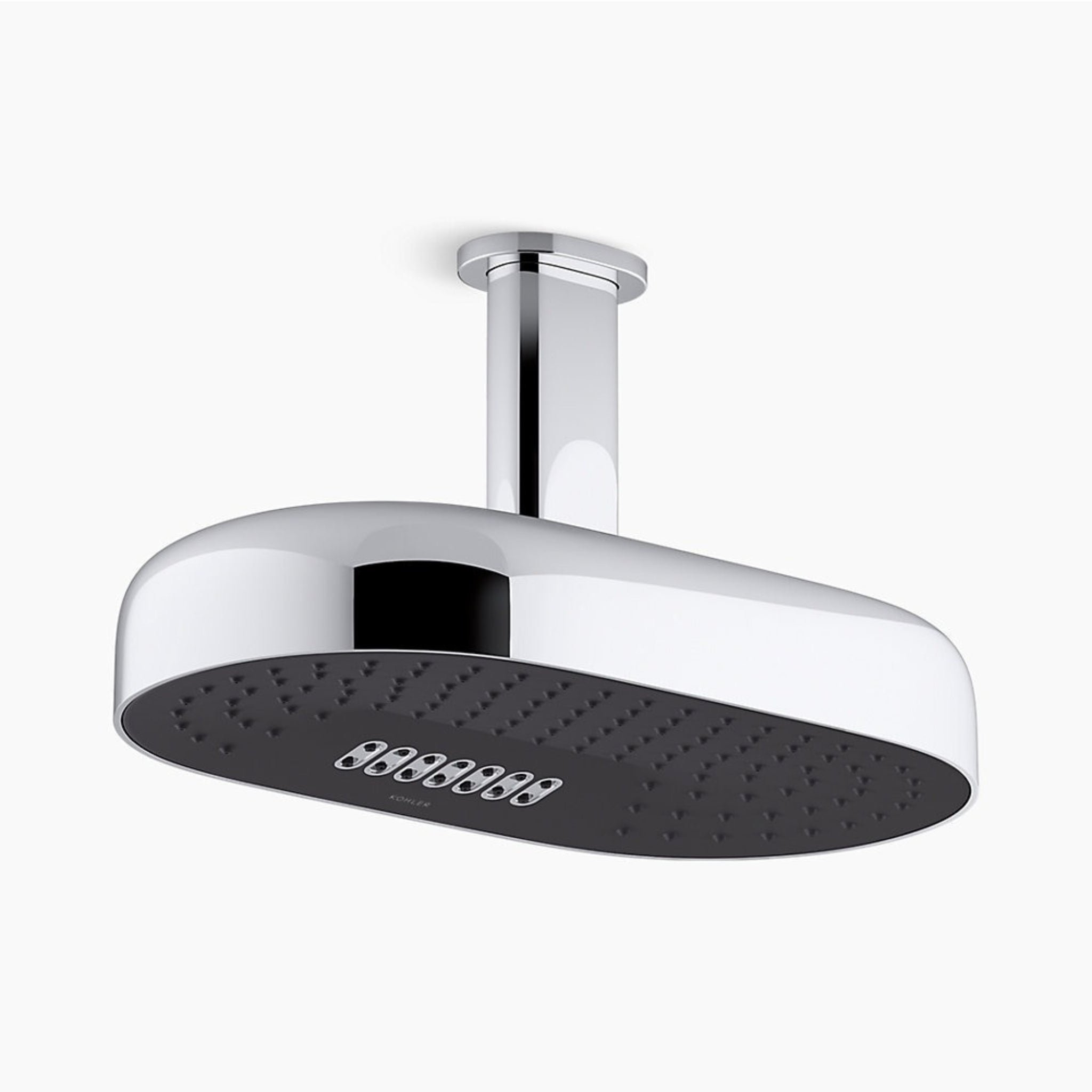 KOHLER STATEMENT DUAL FUNCTION RAINHEAD OVAL 354MM CHROME