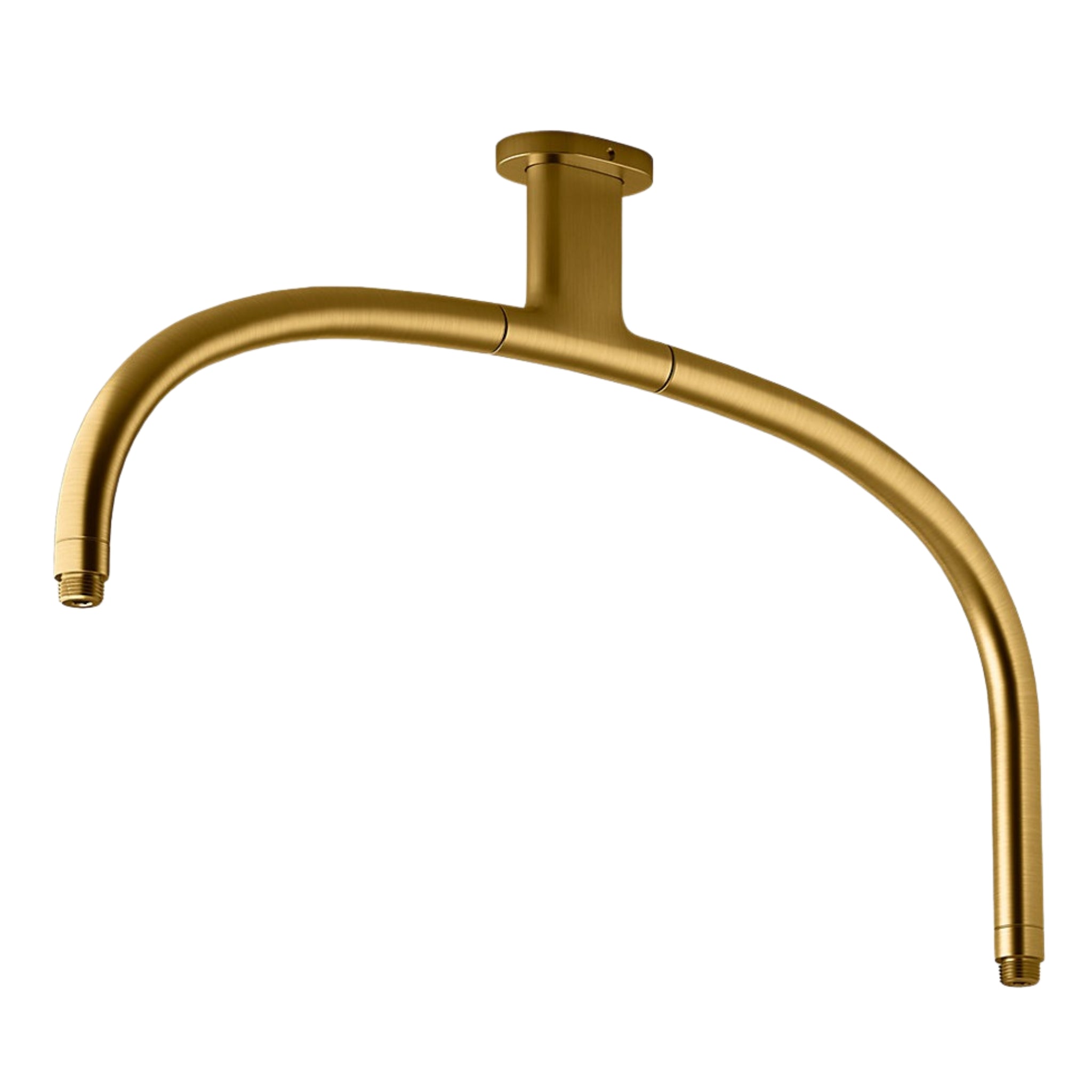 KOHLER STATEMENT DUAL SHOWER ARM 564MM BRUSHED BRASS