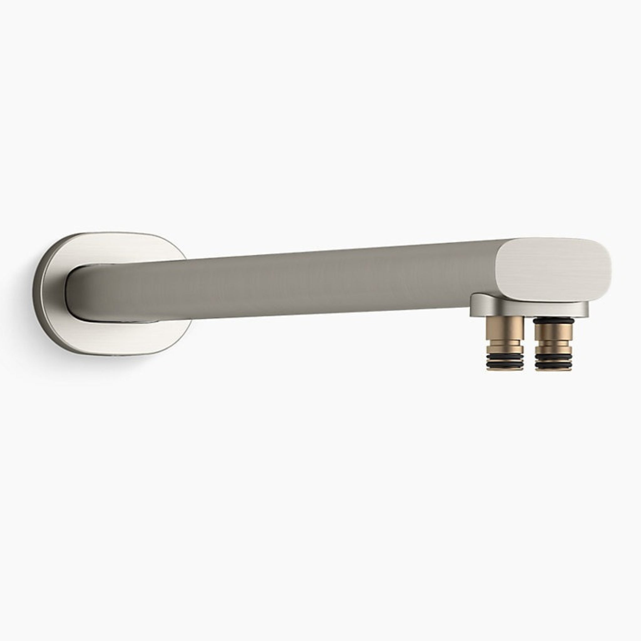 KOHLER STATEMENT DUAL FUNCTION WALL MOUNT RAINHEAD ARM BRUSHED NICKEL (AVAILABLE IN 355MM AND 482MM)