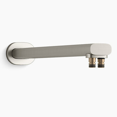 KOHLER STATEMENT DUAL FUNCTION WALL MOUNT RAINHEAD ARM BRUSHED NICKEL (AVAILABLE IN 355MM AND 482MM)