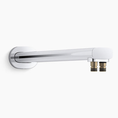 KOHLER STATEMENT DUAL FUNCTION WALL MOUNT RAINHEAD ARM CHROME (AVAILABLE IN 355MM AND 482MM)