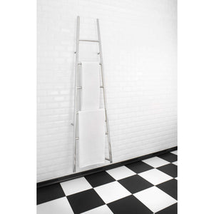 THERMOGROUP JEEVES TANGENT L HEATED TOWEL RAIL STAINLESS STEEL 1890MM