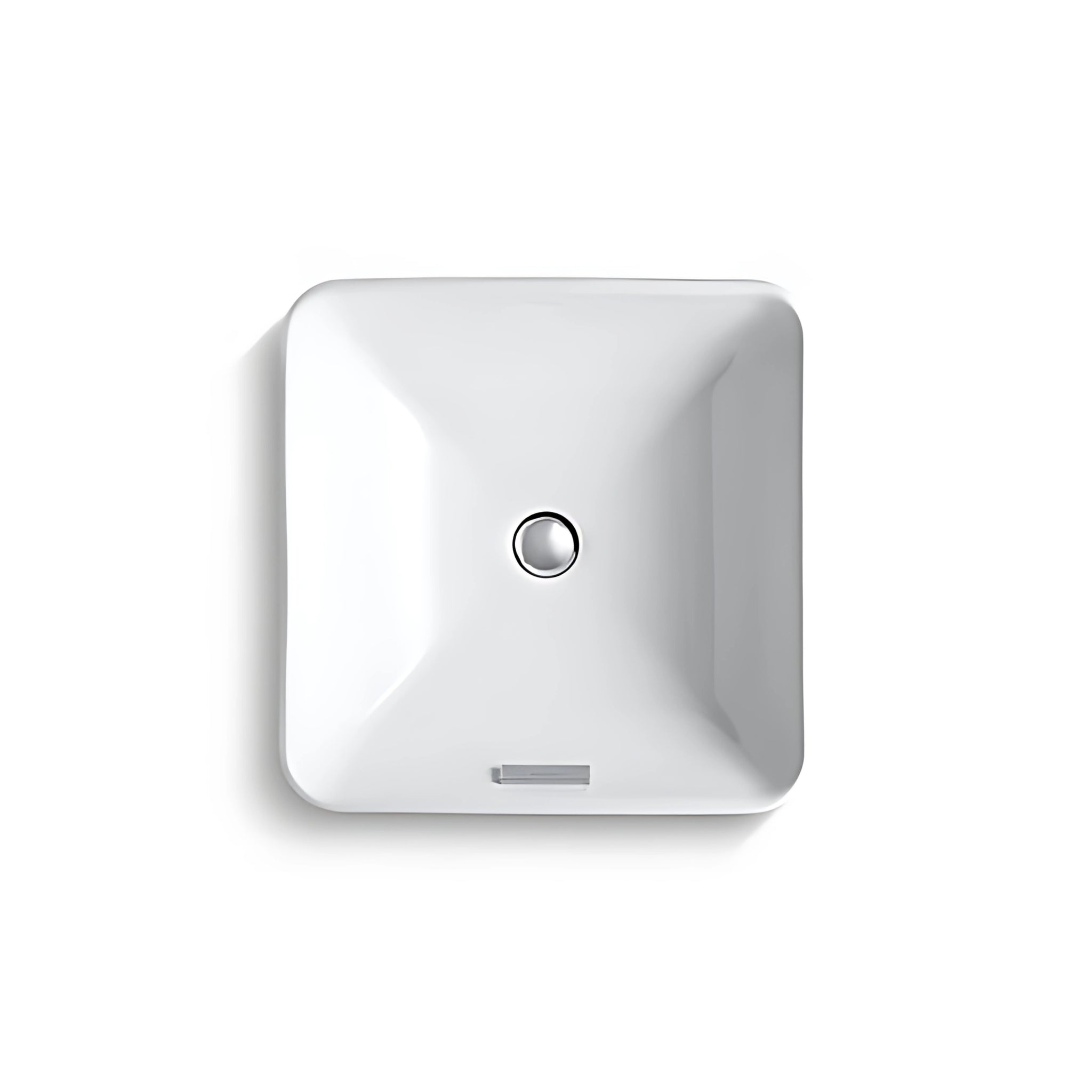 KOHLER FOREFRONT SQUARE ABOVE COUNTER BASIN WHITE 413MM