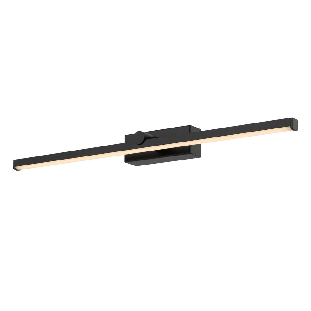 TELBIX FOLEY VANITY LED WALL LIGHT BLACK 600MM