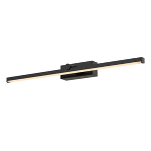 TELBIX FOLEY VANITY LED WALL LIGHT BLACK 600MM