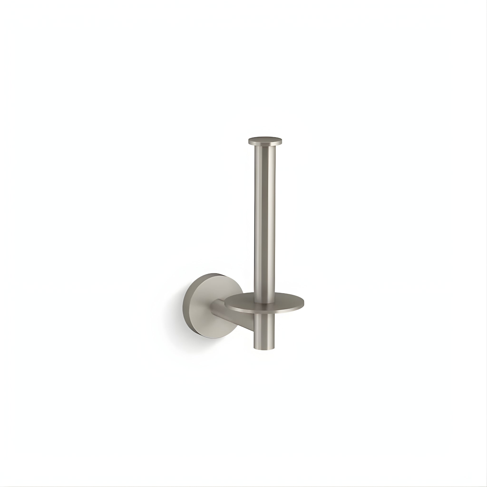 KOHLER ELATE VERTICAL TOILET ROLL HOLDER BRUSHED NICKEL