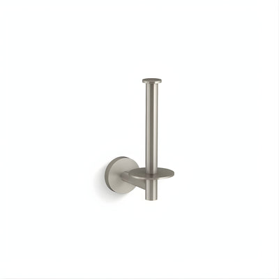 KOHLER ELATE VERTICAL TOILET ROLL HOLDER BRUSHED NICKEL
