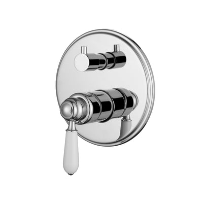 MODERN NATIONAL BORDEAUX SHOWER DIVERTER MIXER ⁠⁠160MM CHROME