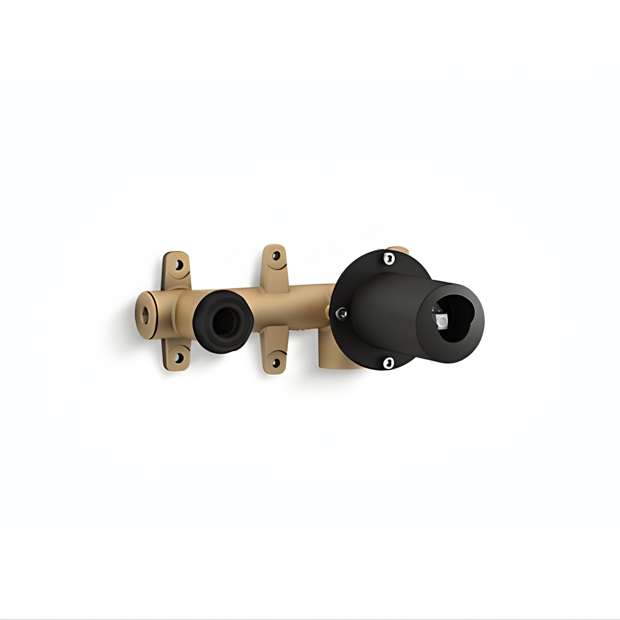 KOHLER COMPONENTS SHOWER WALL MIXER SINGLE HANDLE LEVER FULL KIT MATTE BLACK