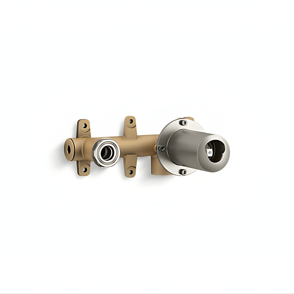 KOHLER COMPONENTS WALL MIXER WITH LEVER HANDLE & INWALL VALVE COMPLETE KIT BRUSHED NICKEL