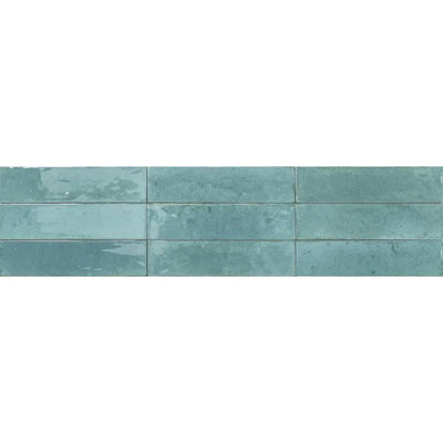 DUNE CERAMICA AGADIR TURQUESA ULTRA GLOSS 70X280MM RECTANGULAR TILE (PER BOX)