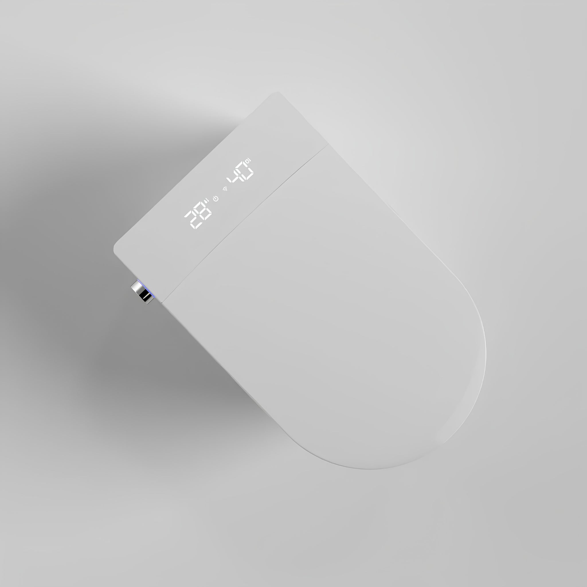 KOHLER MODENA SMART RIMLESS WALL FACED PAN W/ REMOTE CONTROLLED BIDET PACKAGE D-SHAPE GLOSS WHITE