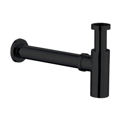 SEIMA BOTTLE TRAP WALL EXIT MATTE BLACK 40MM