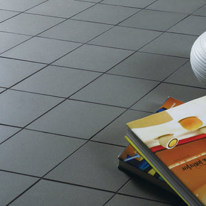 EVERSTONE DURASTONE STEEL GREY MATTE 300X300MM SQUARE TILE (PER BOX)