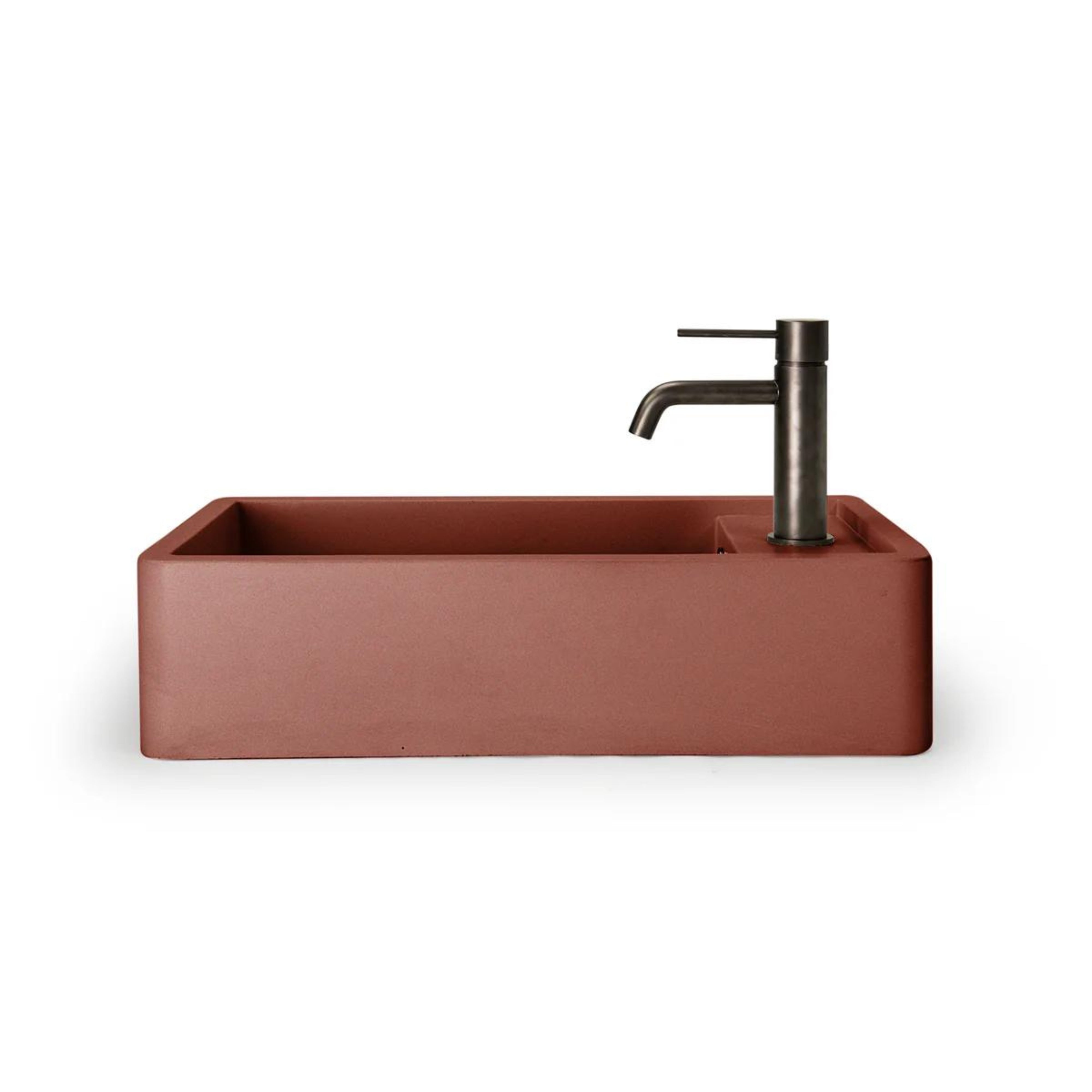 NOOD CO SHELF 01 ABOVE COUNTER / WALL HUNG BASIN MUSK 440MM