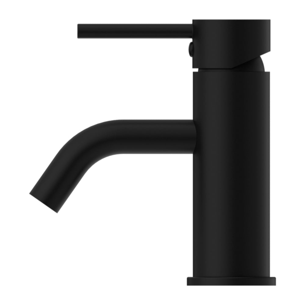 NERO DOLCE LEAD FREE BASIN MIXER STYLISH SPOUT 156MM MATTE BLACK