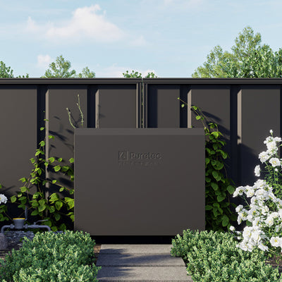 PURETEC F6 3-STAGE WHOLE HOUSE FILTERWALL SYSTEM CHARCOAL