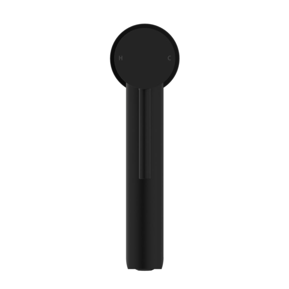 NERO DOLCE LEAD FREE TALL BASIN MIXER STRAIGHT SPOUT 286MM MATTE BLACK
