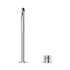 BELLA VISTA MICA GOOSENECK HOB SINK/BASIN MIXER SET 311MM CHROME