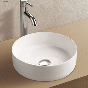 FIENZA REBA ABOVE COUNTER BASIN GLOSS WHITE 360MM