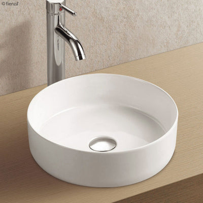 FIENZA REBA ABOVE COUNTER BASIN GLOSS WHITE 360MM