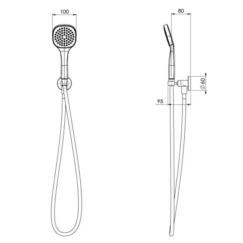 PHOENIX TEVA HAND SHOWER BRUSHED NICKEL