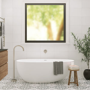 FIENZA BAHAMA SOLID SURFACE FREESTANDING BATHTUB MATTE WHITE (AVAILABLE IN 1500MM AND 1685MM)