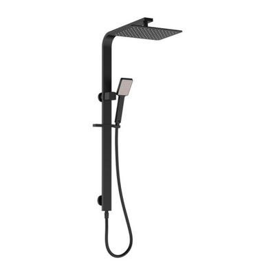 FIENZA KOKO DELUXE TWIN SHOWER MATTE BLACK