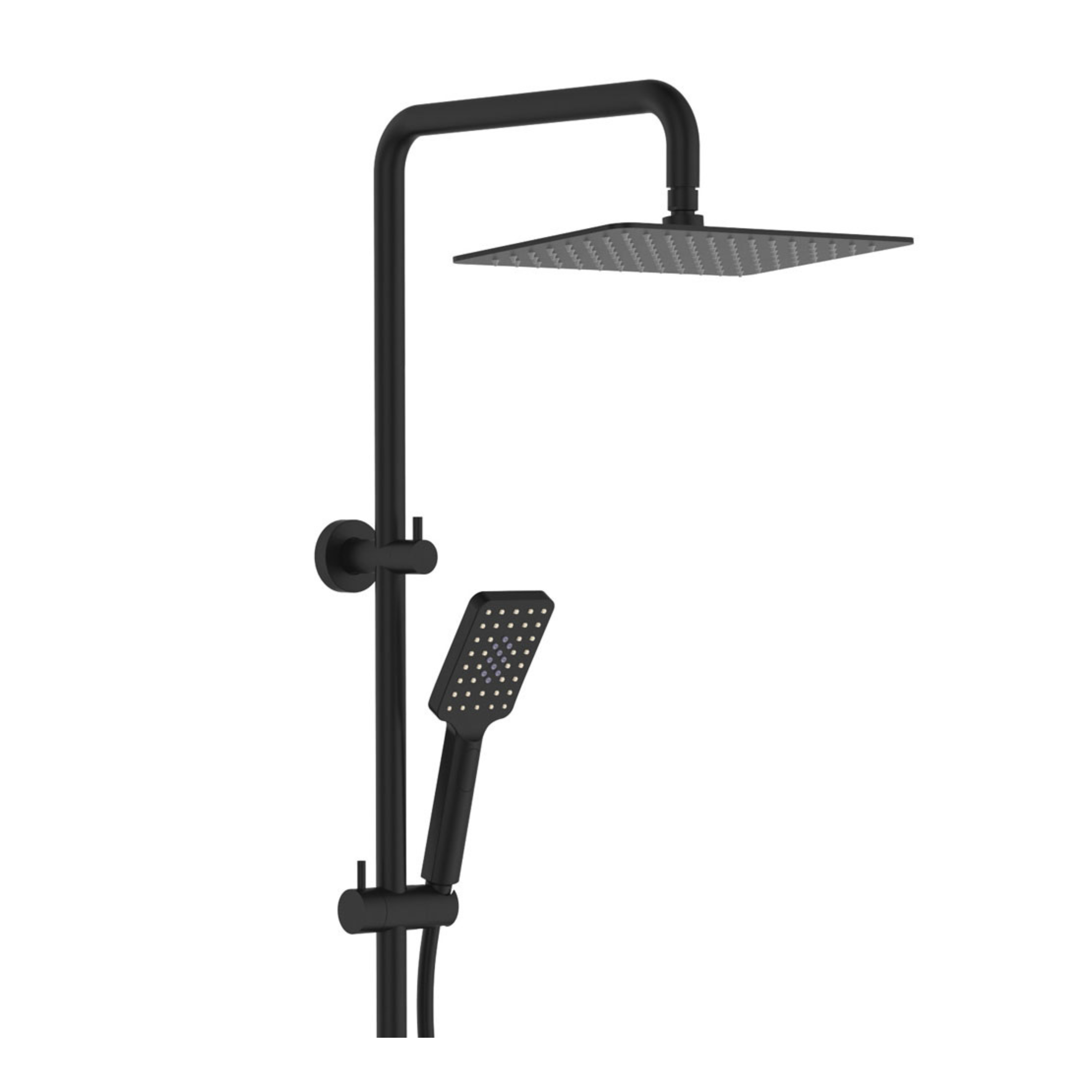 FIENZA TONO TWIN SHOWER MATTE BLACK