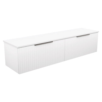 FIENZA BAYVIEW ULTRA WHITE MATTE 1800MM SINGLE BOWL WALL HUNG VANITY