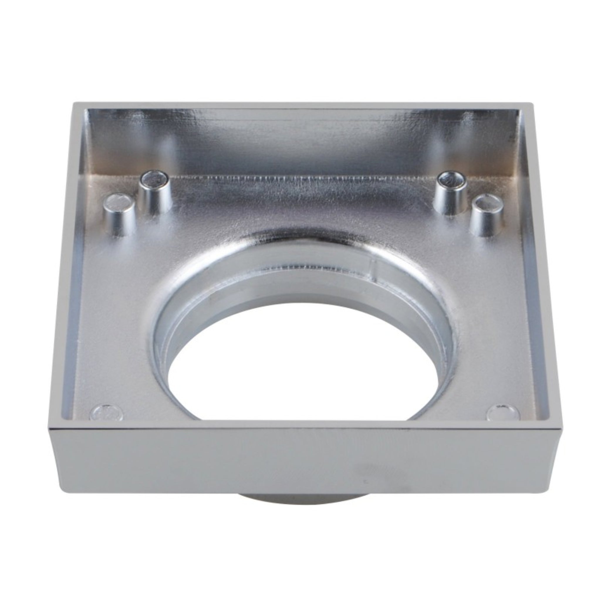 AQUAPERLA TILE INSERT SHOWER GRATE DRAIN CHROME 115MM