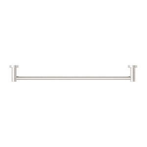 NERO CLASSIC NON-HEATED SINGLE TOWEL RAIL BRUSHED NICKEL (AVAILABLE IN 600MM AND 800MM)