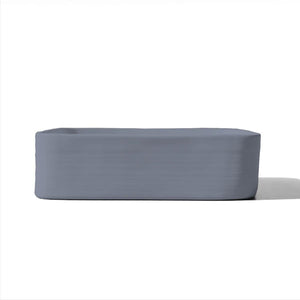 NOOD CO CONSCIOUS RANGE CAST ABOVE COUNTER / WALL HUNG BASIN COPAN BLUE 380MM