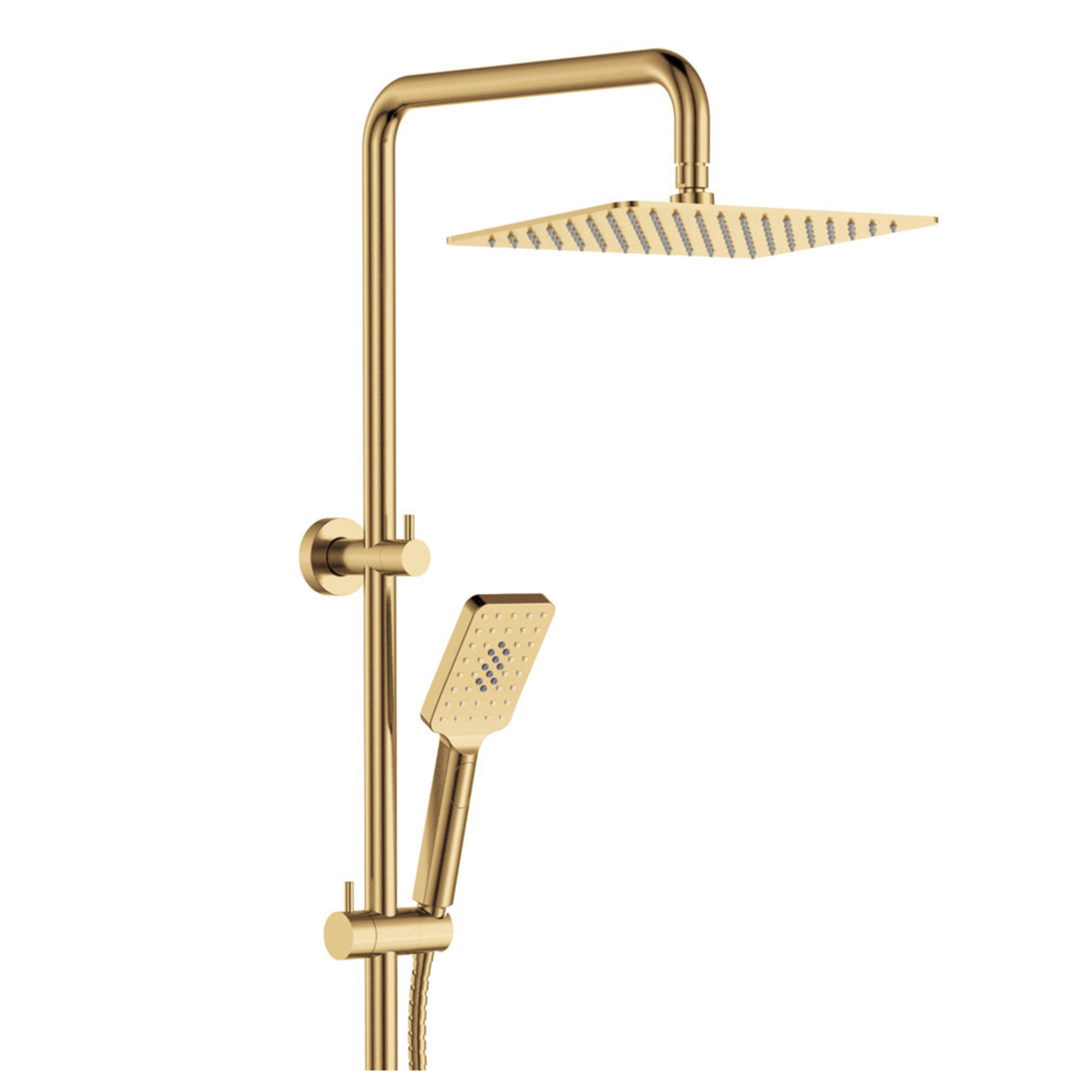 FIENZA TONO TWIN SHOWER URBAN BRASS