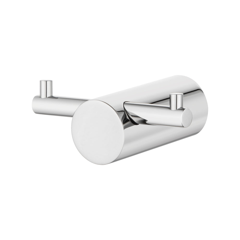 AQUAPERLA DOUBLE ROBE HOOK CHROME