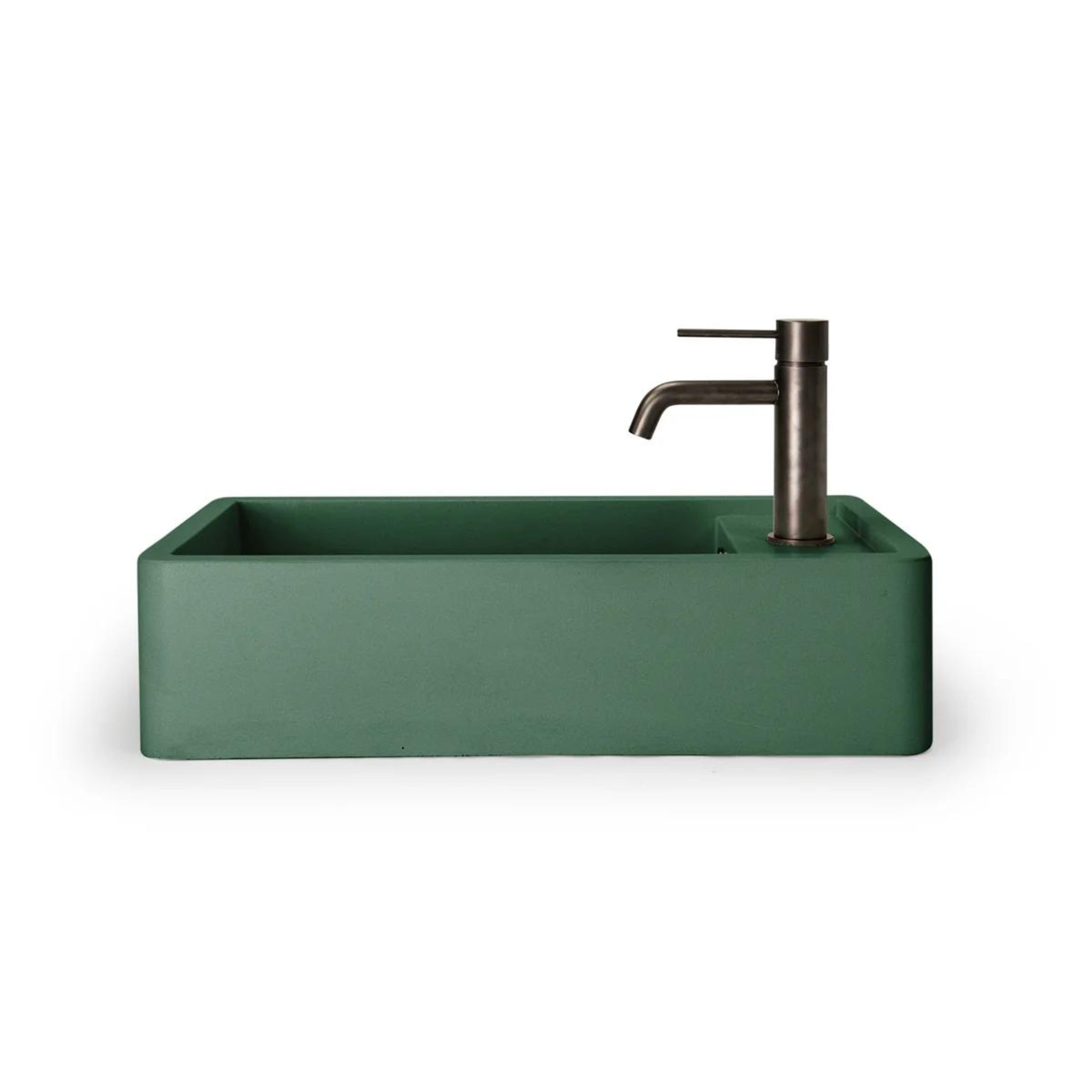 NOOD CO SHELF 01 ABOVE COUNTER / WALL HUNG BASIN TEAL 440MM