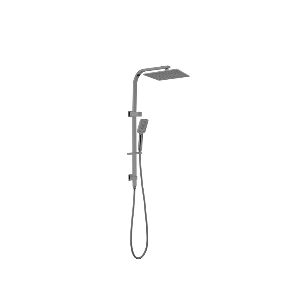 NERO CELIA TWIN SHOWER GUN METAL