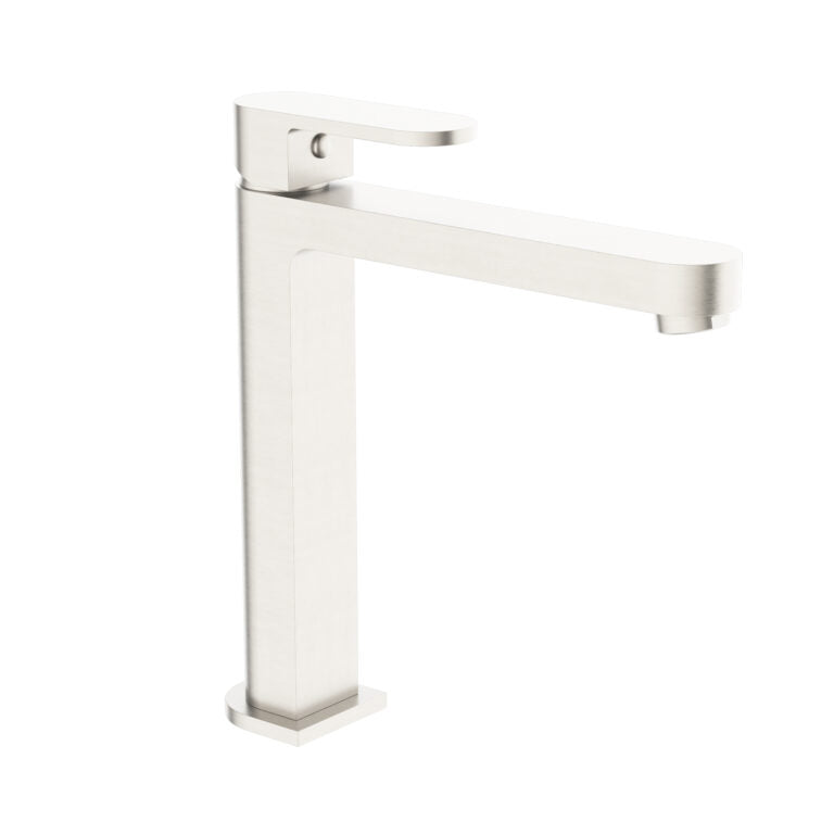 NERO ECCO TALL BASIN MIXER 231MM BRUSHED NICKEL