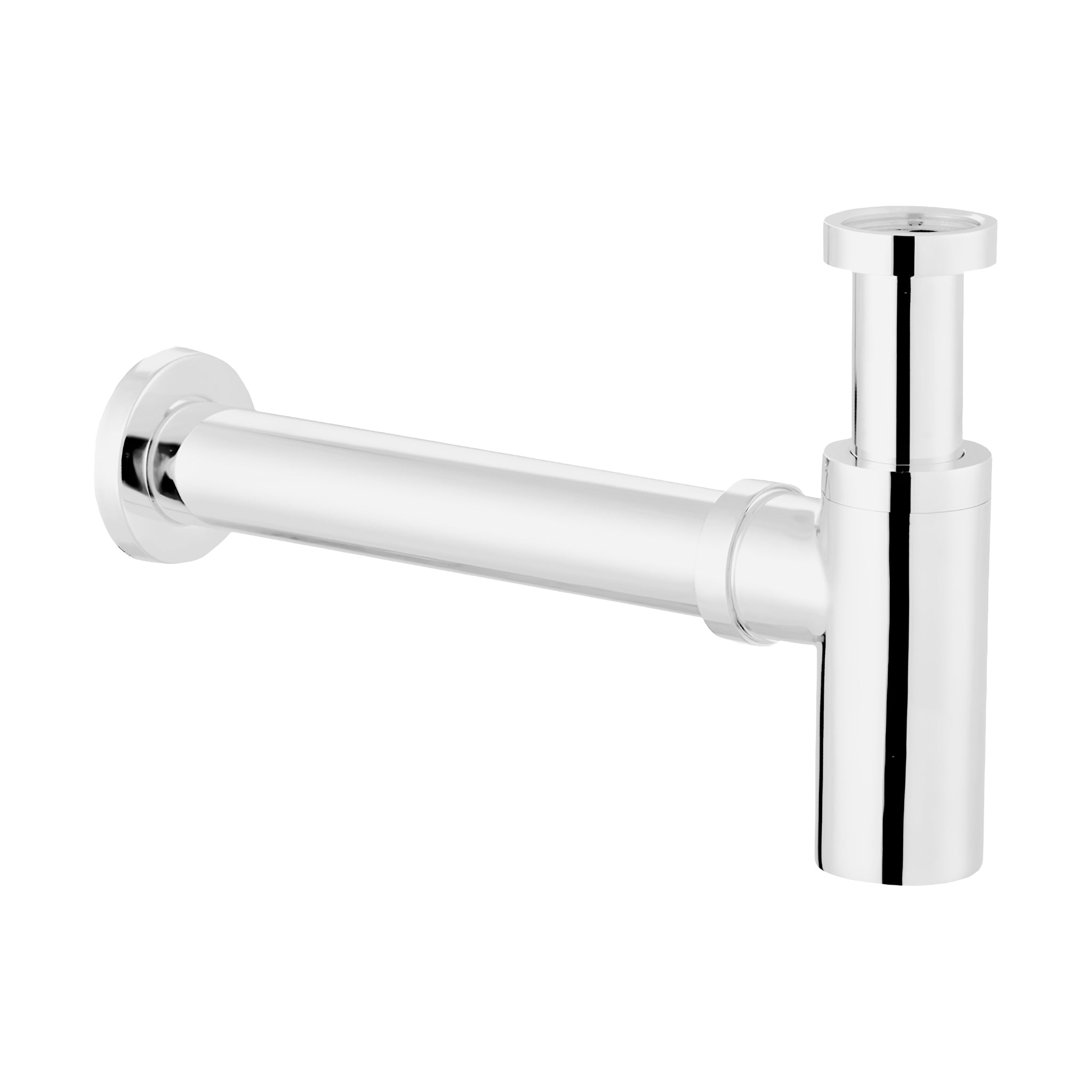 SEIMA BOTTLE TRAP WALL EXIT MATTE WHITE 40MM