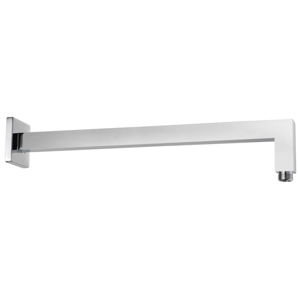IKON SQUARE HORIZONTAL SHOWER ARM 400MM CHROME