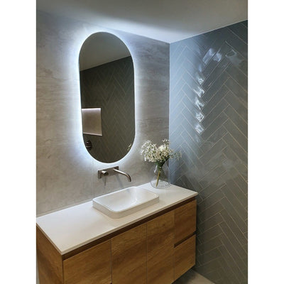 THERMOGROUP ABLAZE PREMIUM SO RANGE BACK-LIT COOL LED MIRROR 445MMX930MM