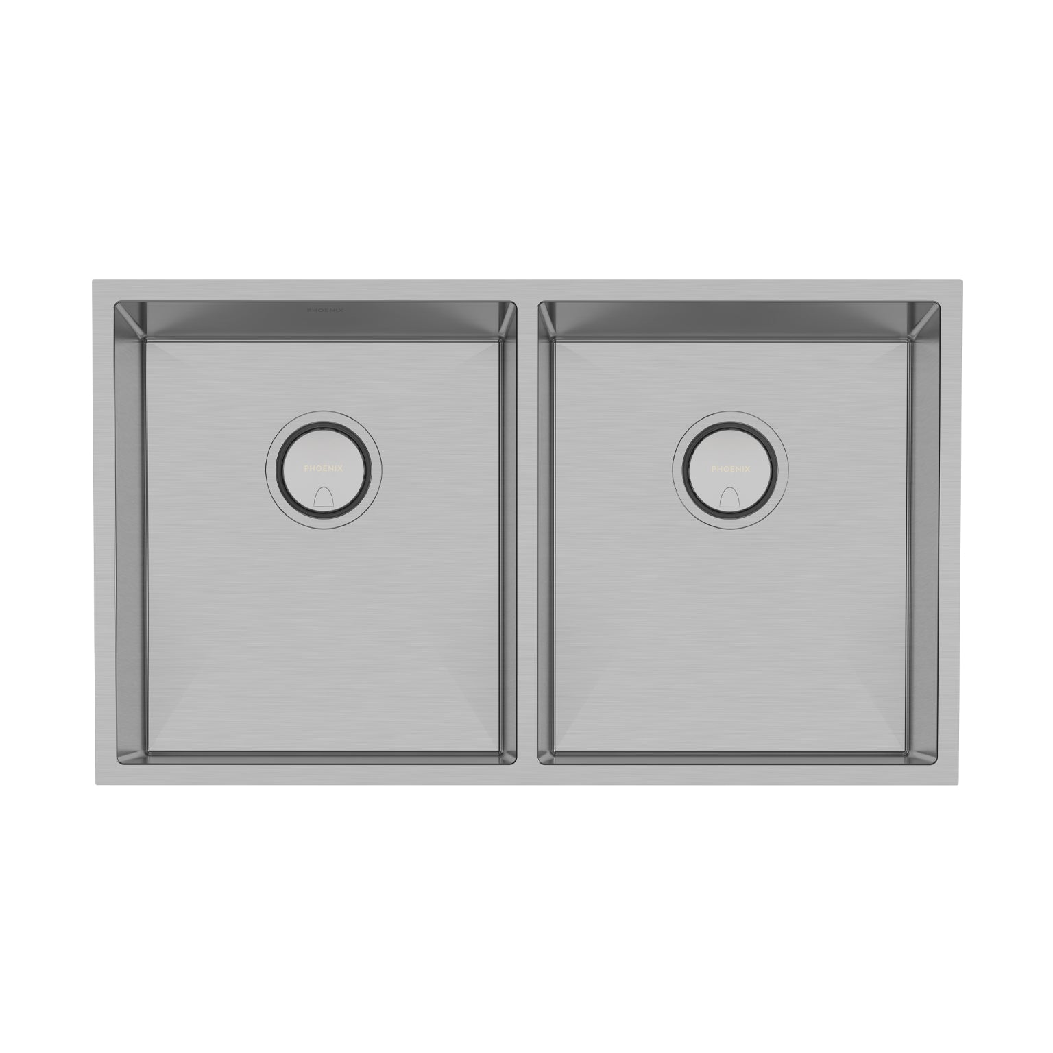 PHOENIX 4000 SERIES DOUBLE BOWL STAINLESS STEEL SINK 772MM
