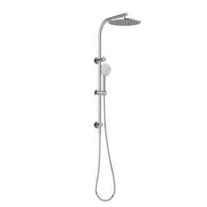 PHEONIX VIVID SLIMLINE TWIN SHOWER STAINLESS STEEL