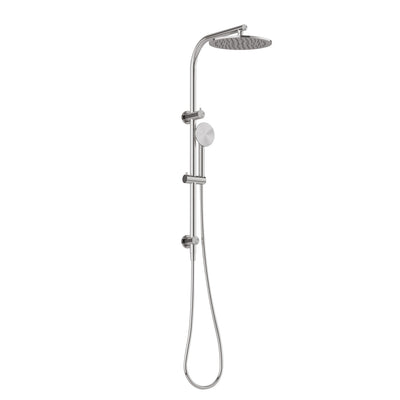 PHEONIX VIVID SLIMLINE TWIN SHOWER STAINLESS STEEL