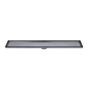 RADIANT HEATING LINEAR TILE INSERT FLOOR GRATE GUN METAL GREY (AVAILABLE IN 600MM, 700MM, 800MM AND 900MM)